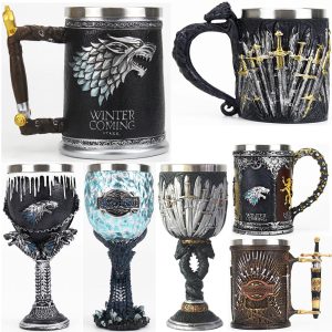 Chope Médiévale Game of Thrones Loup Stark