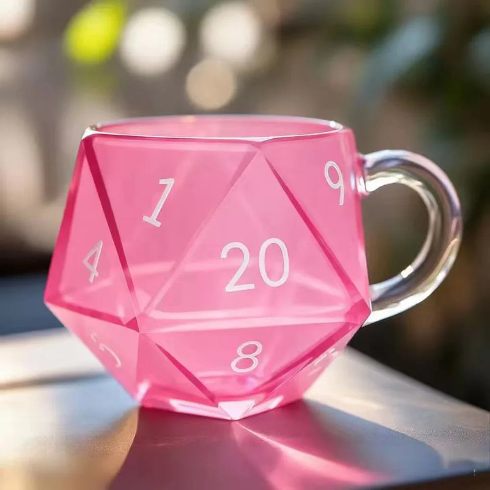 Mug en Verre Fumé Dé à 20 Faces – Image 8