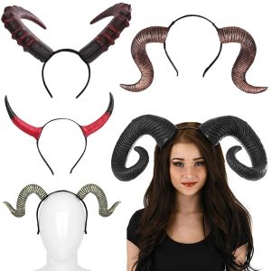 Serre-tête à Cornes Variées de Diable et Bélier