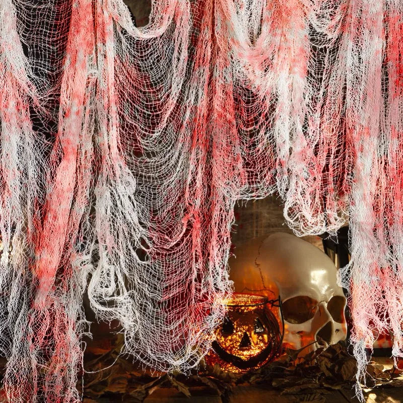 Tissu de Gaze Ensanglantée Halloween 20 Mètres – Image 4