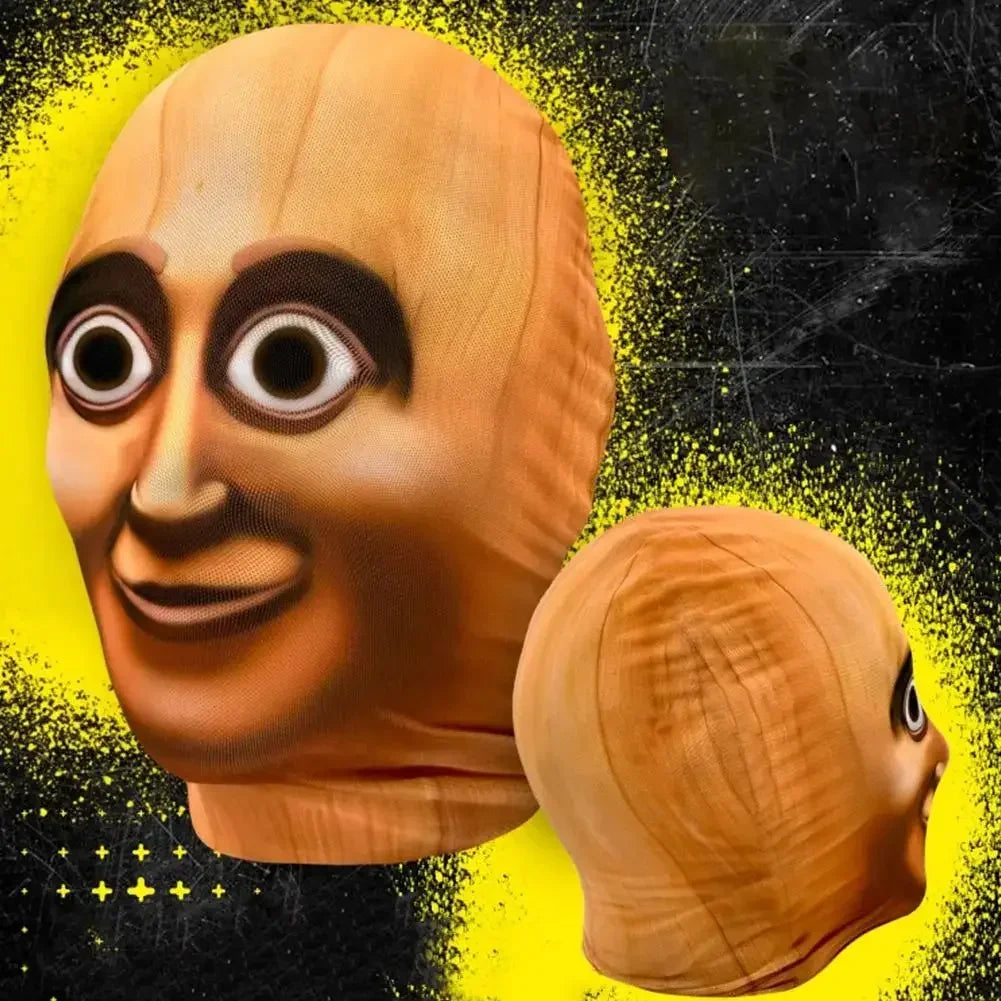 Masque en Maille Visage Meme Inquiétant – Image 4