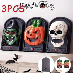 Set de 3 Sonnettes Halloween Animées Horreur