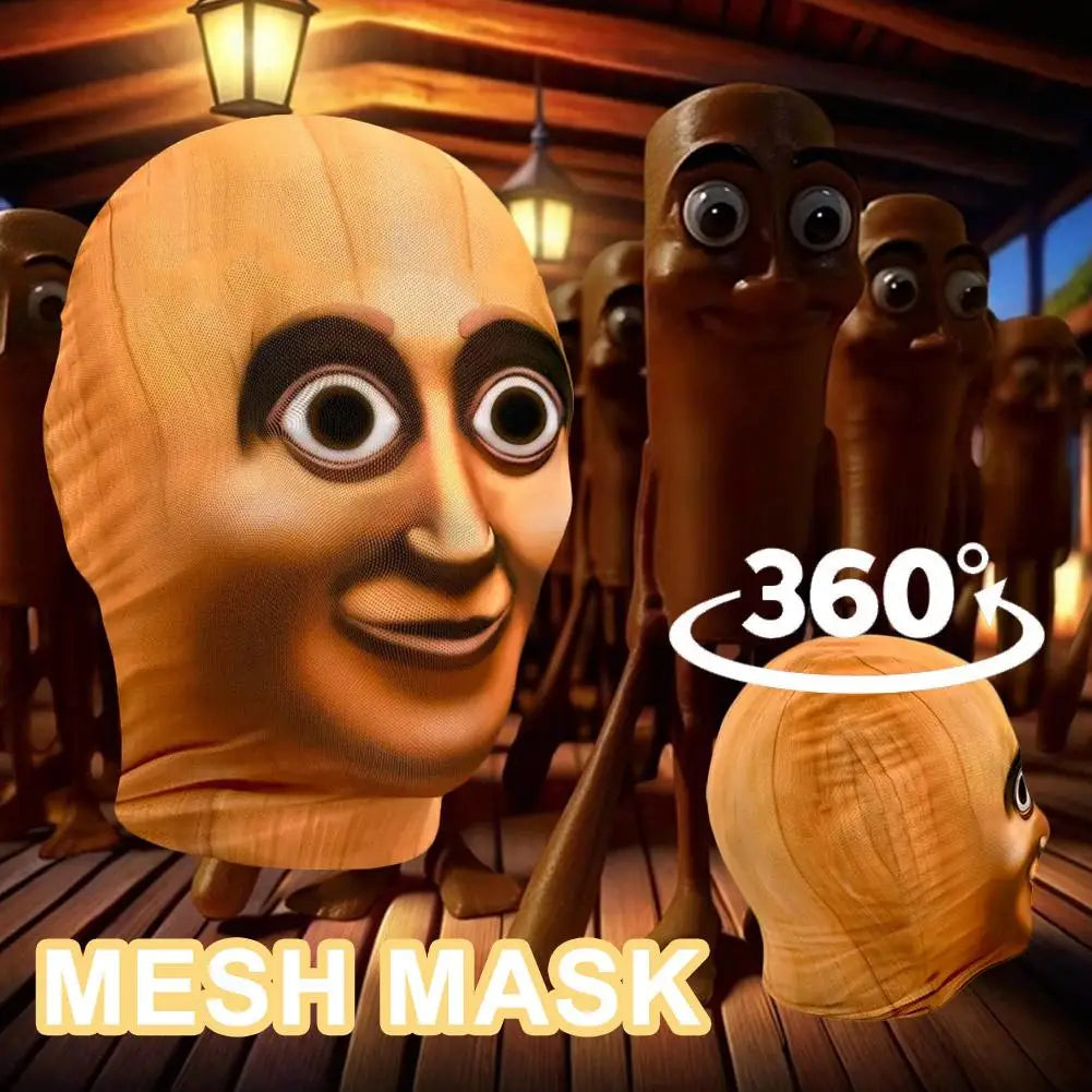 Masque en Maille Visage Meme Inquiétant – Image 6