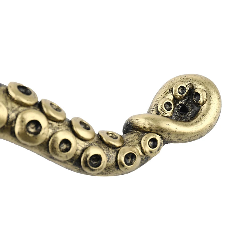 Poignée de Porte en Bronze Antique à Tentacule de Poulpe – Image 5
