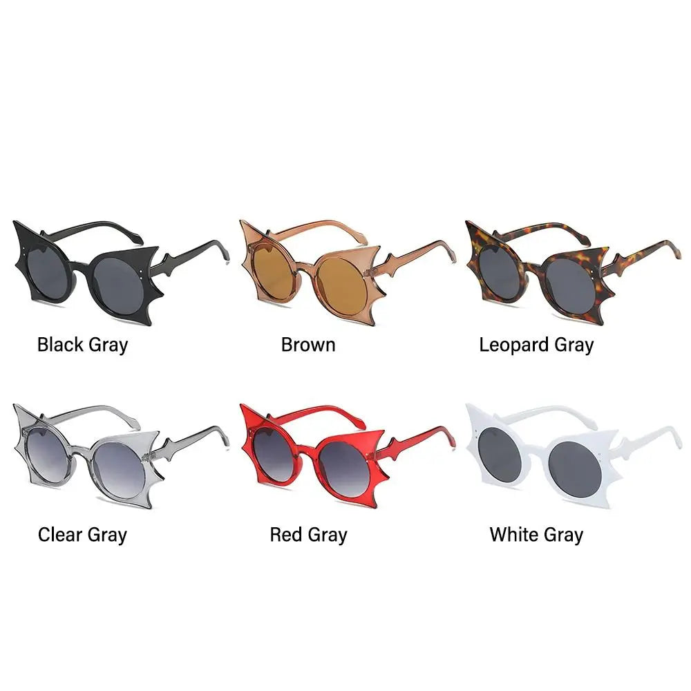 Lunettes de Soleil à Ailes de Chauve-Souris Noires Gothiques – Image 6