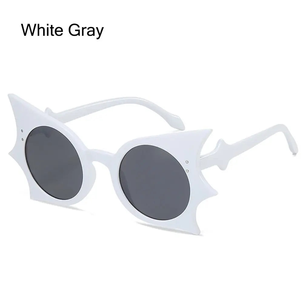 Lunettes de Soleil à Ailes de Chauve-Souris Noires Gothiques – Image 12