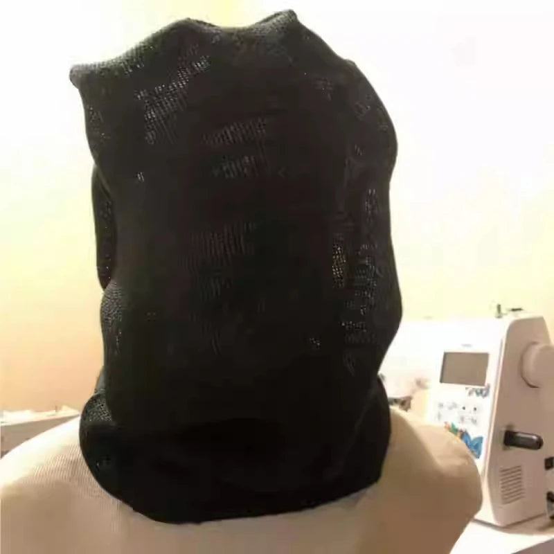 Masque Horreur en Toile de Jute avec Larme Noire – Image 7