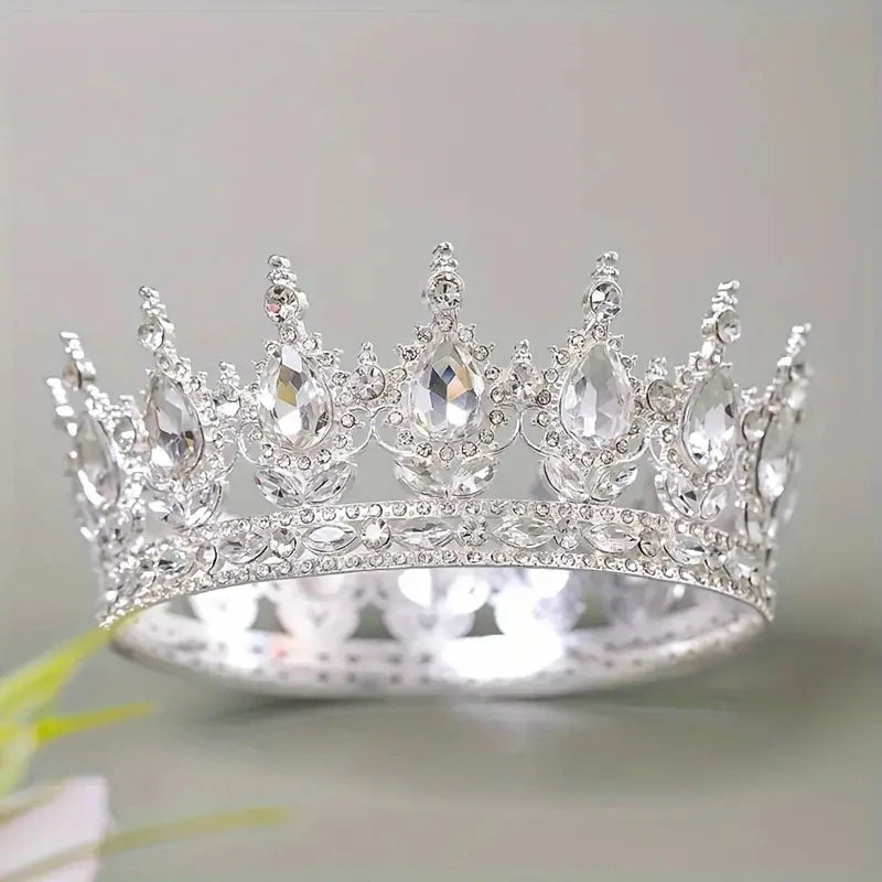 Parure Noire Couronne, Collier et Boucles Goutte – Image 7