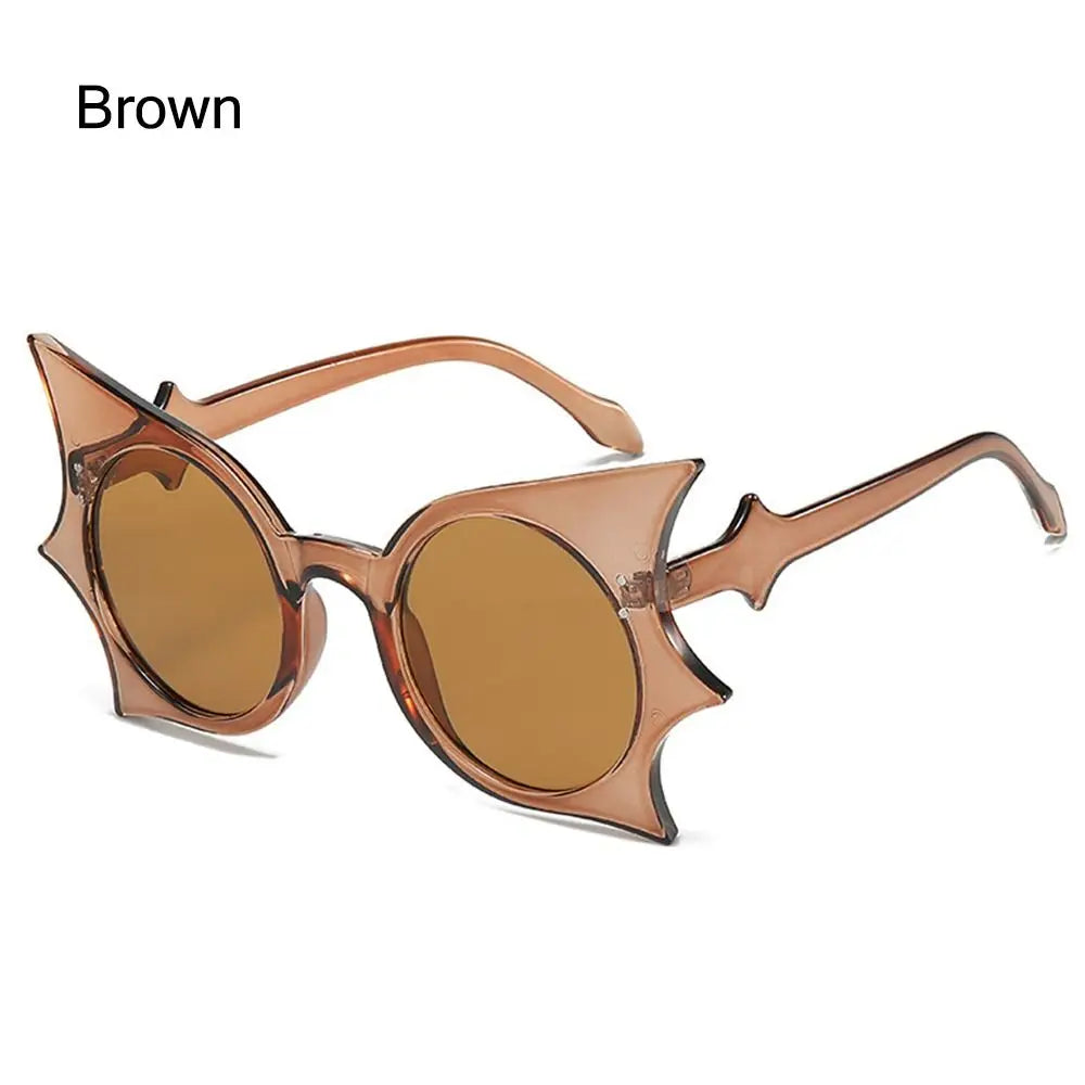 Lunettes de Soleil à Ailes de Chauve-Souris Noires Gothiques – Image 7