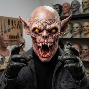 Masque d'Horreur Réaliste de Monstre Chauve-Souris