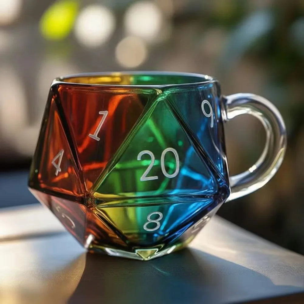 Mug en Verre Fumé Dé à 20 Faces – Image 11