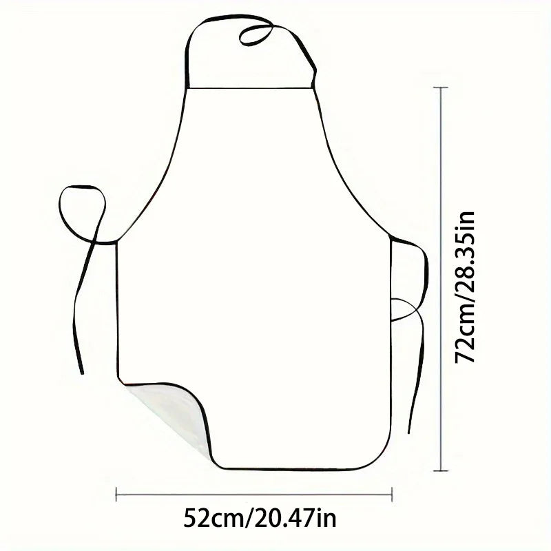 Tablier de Cuisine à Motif Sorcière et Lunes Mystiques – Image 3
