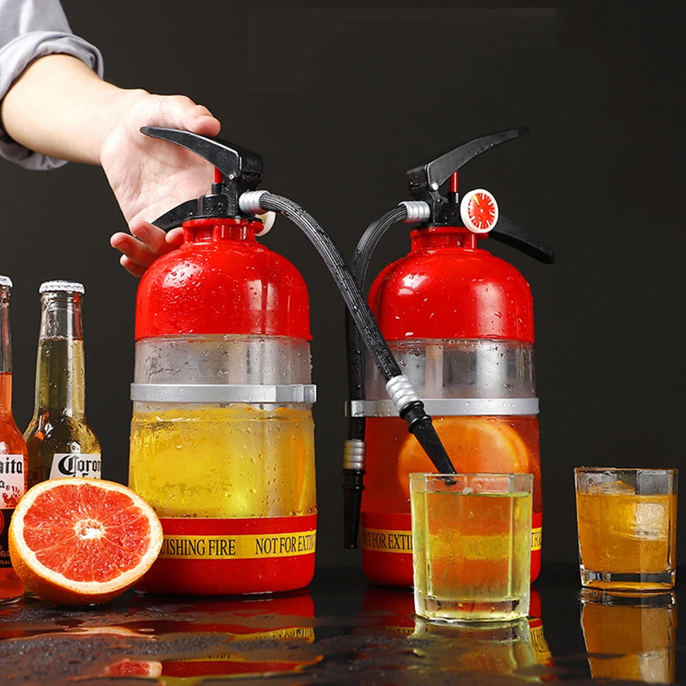 Distributeur à Boissons en Forme d'Extincteur Rouge – Image 5