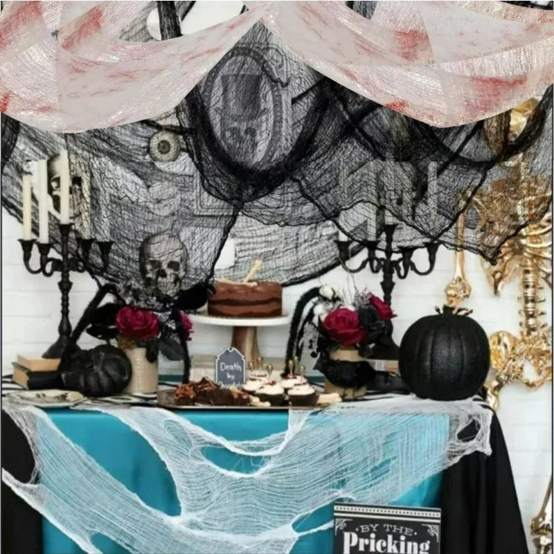Tissu de Gaze Ensanglantée Halloween 20 Mètres – Image 5