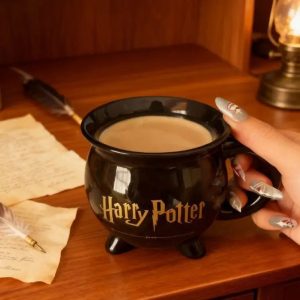 Tasse Chaudron Harry Potter Noire et Dorée