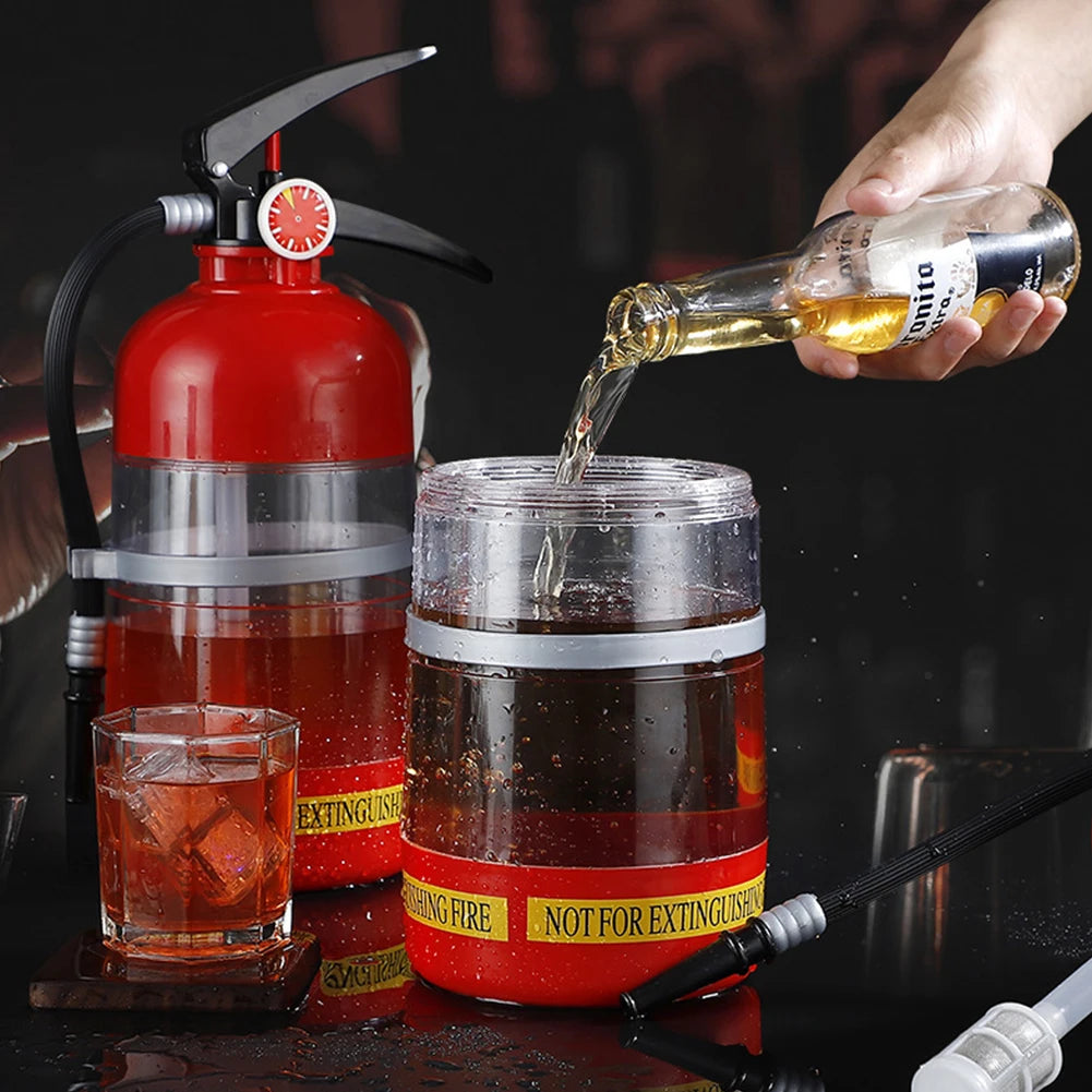 Distributeur à Boissons en Forme d'Extincteur Rouge – Image 4