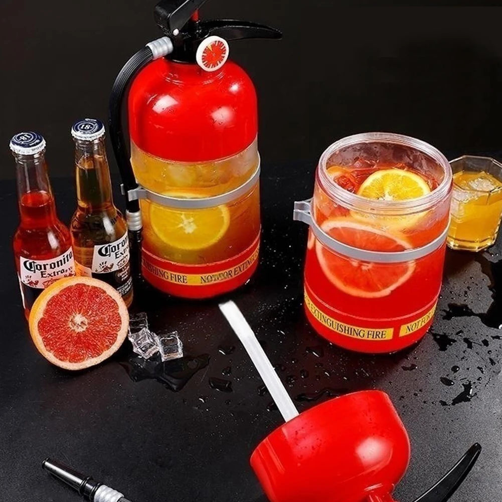 Distributeur à Boissons en Forme d'Extincteur Rouge – Image 2