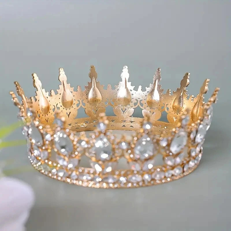 Parure Noire Couronne, Collier et Boucles Goutte – Image 13