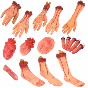 Kit de Faux Membres et Organes Sanglants Halloween