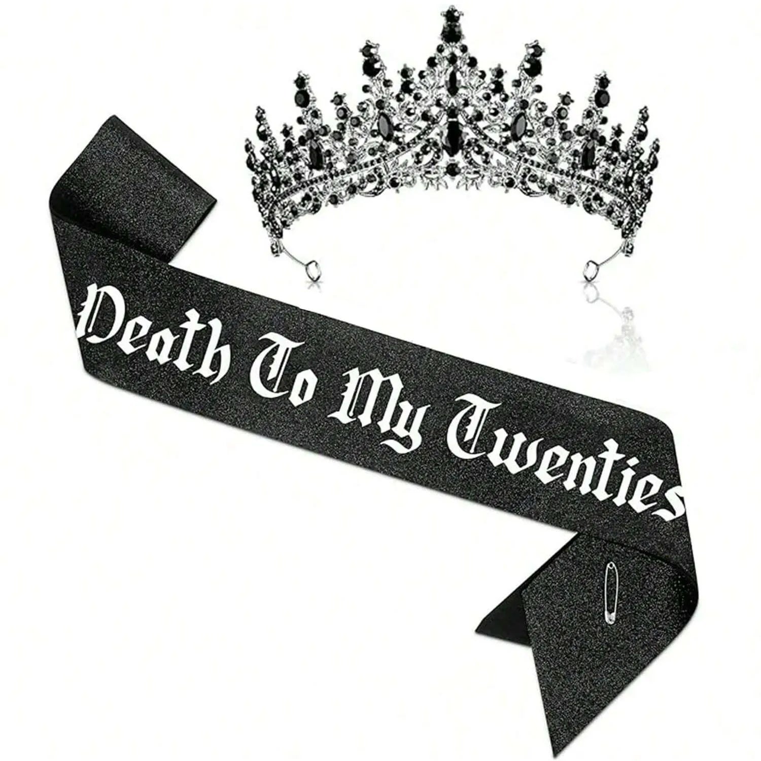Kit Anniversaire "Death to My Twenties" Couronne Noire – Image 7