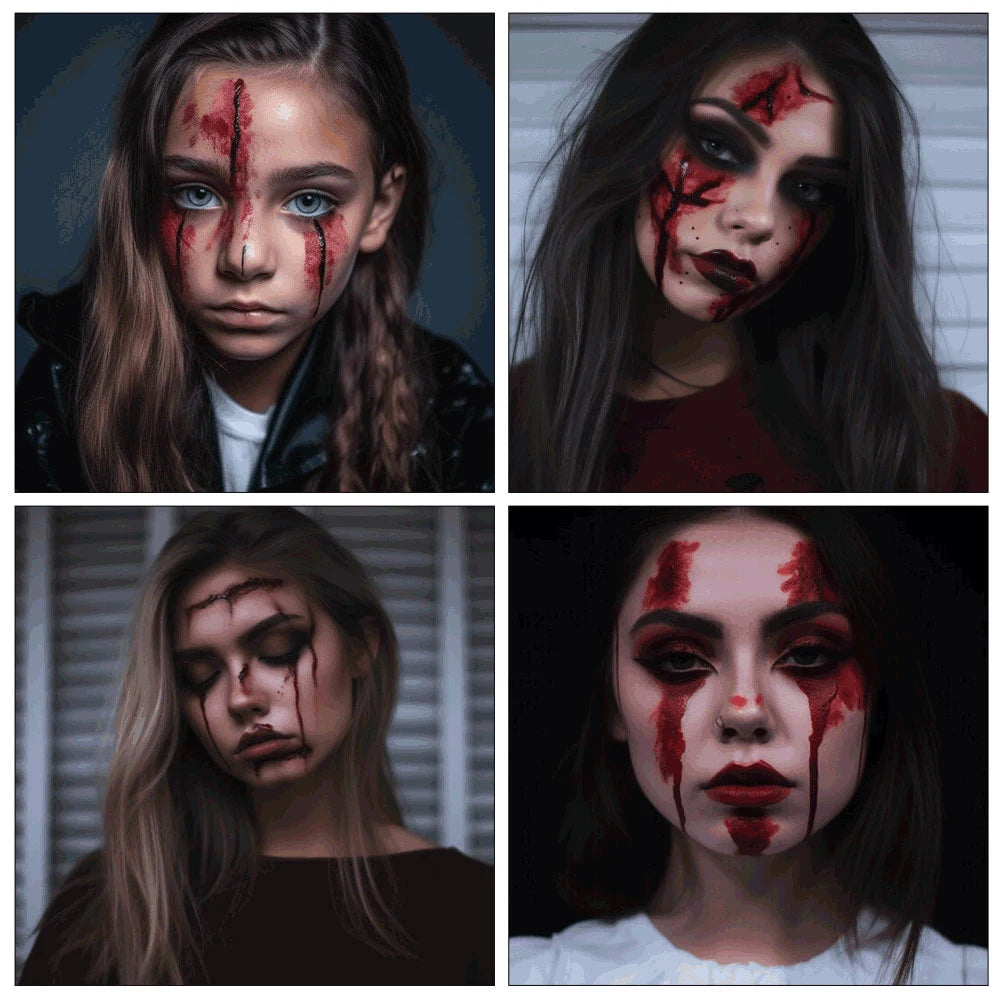 Faux Sang Réaliste Duo Frais et Foncé pour Halloween – Image 6