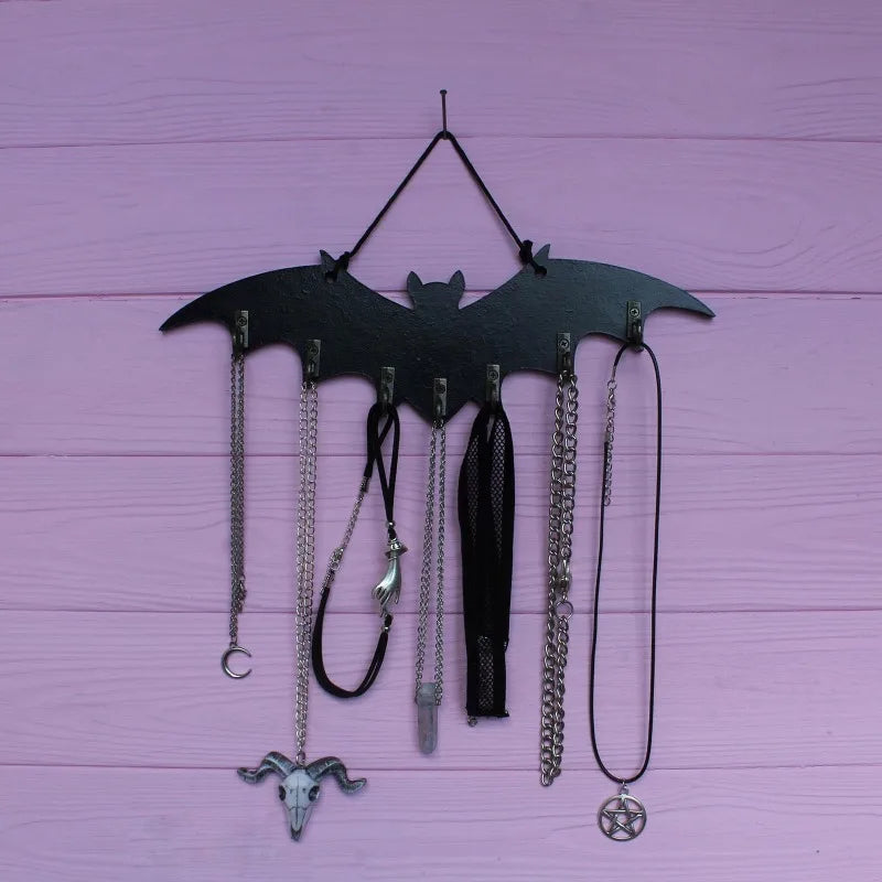 Patère Murale Chauve-Souris Noire en Métal – Image 5